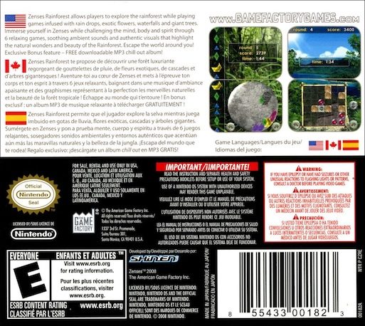 Zenses: Rainforest dos