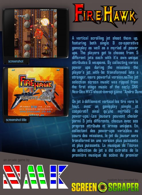 Fire Hawk - Dos