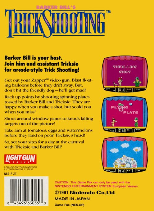 Barker Bill's Trick Shooting - Dos