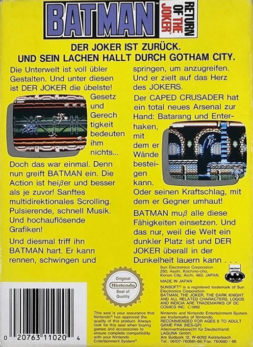 Batman : Return of the Joker - Dos