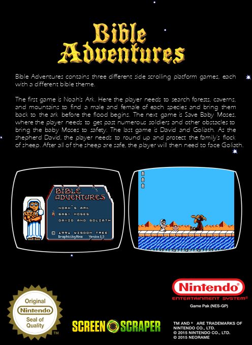 Bible Adventures - Dos