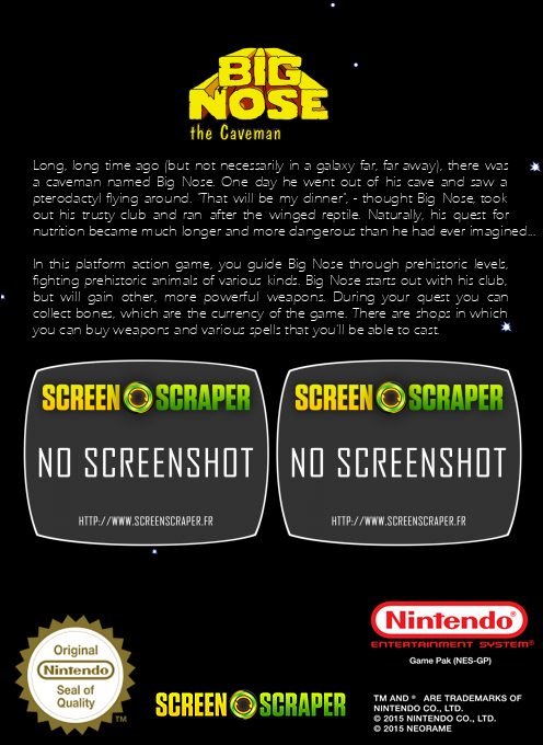 Big Nose the Caveman - Dos