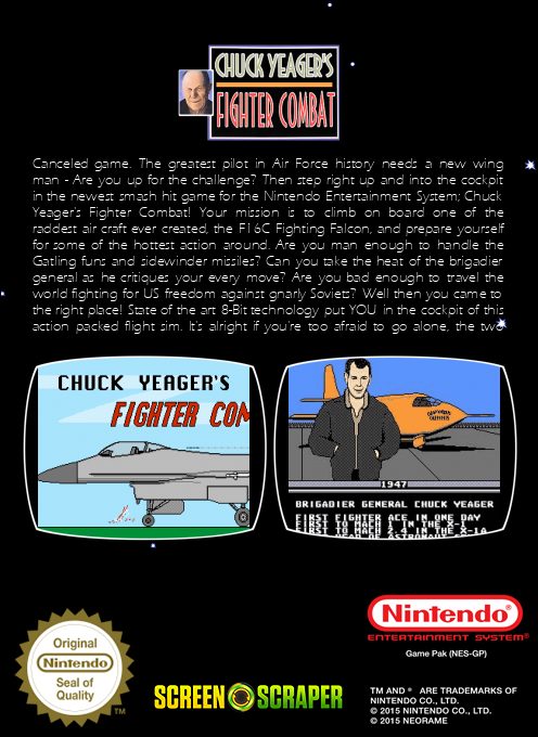 Chuck Yeager's Fighter Combat - Dos