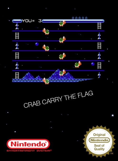 Crab Carry The Flag
