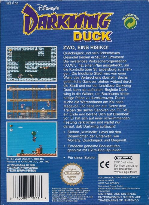 Disney's Darkwing Duck - Dos