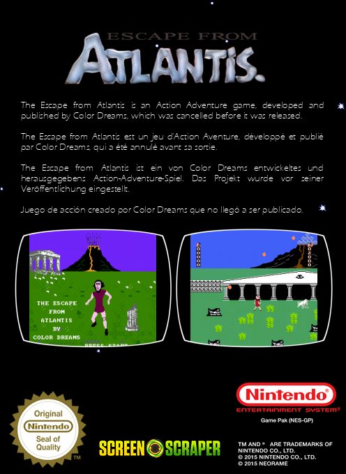 Escape from Atlantis - Dos