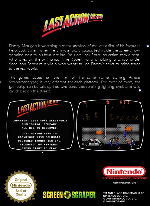 Last Action Hero - Dos