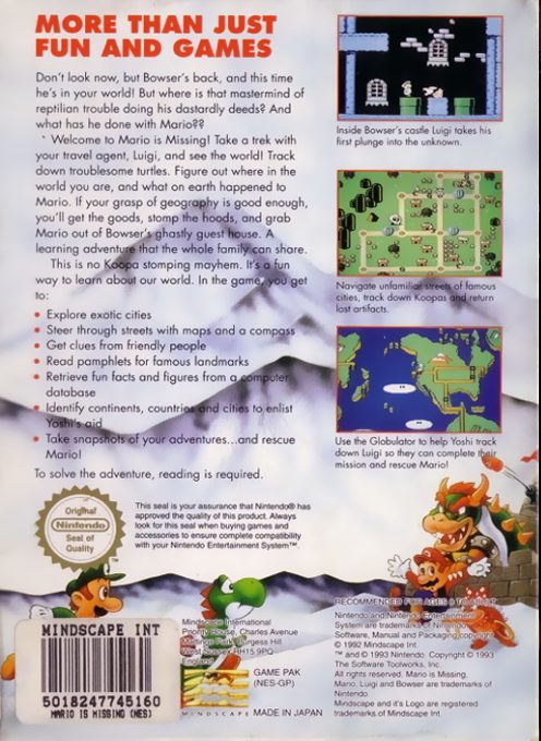 Mario Is Missing! - Dos