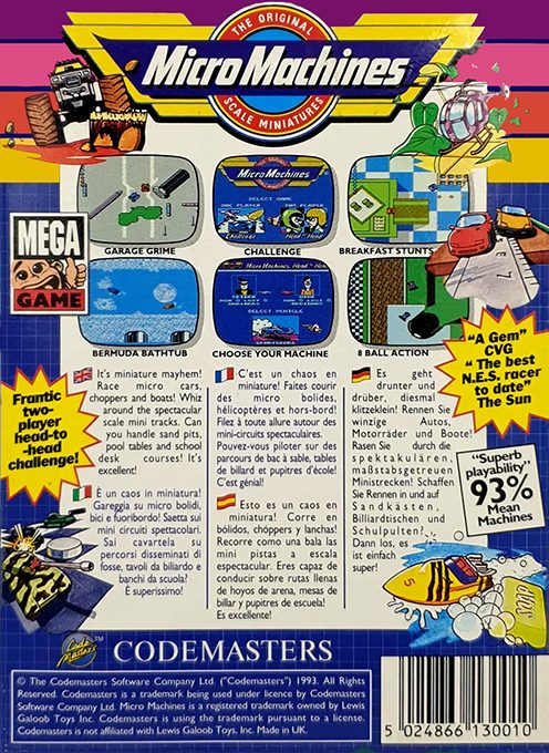 Micro Machines - Dos