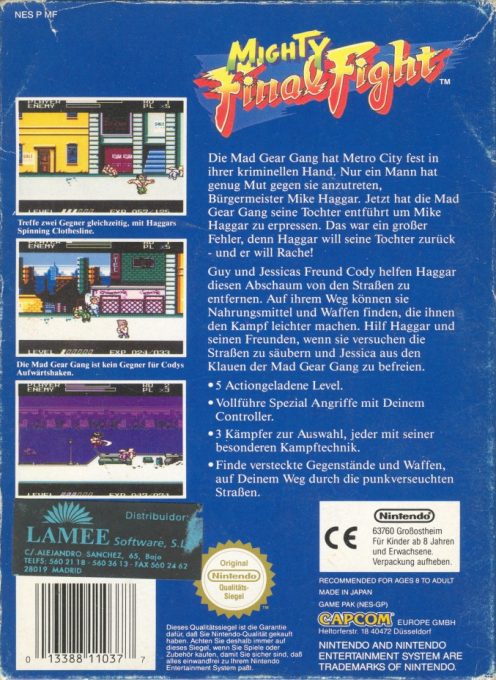 Mighty Final Fight - Dos