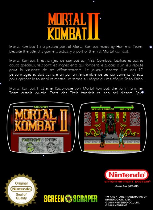 Mortal Kombat 2 - Dos