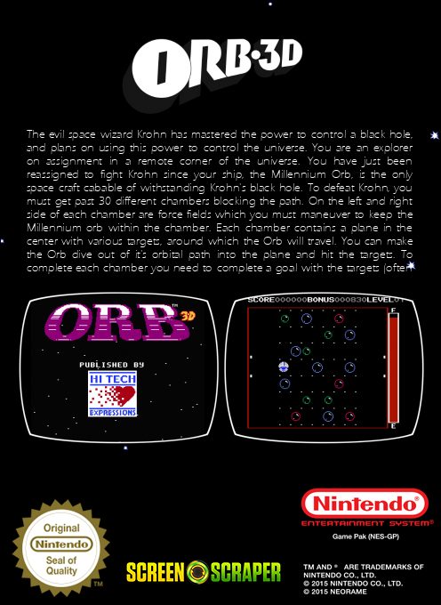 Orb 3D - Dos