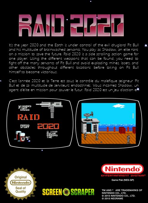 Raid 2020 - Dos