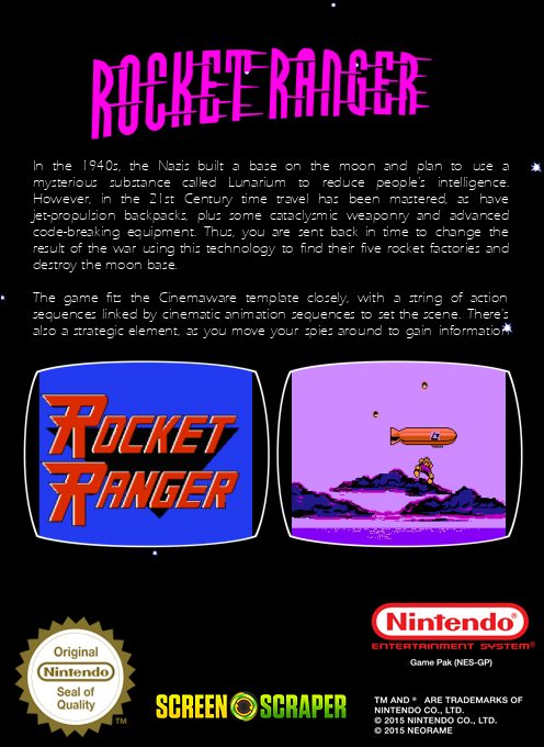 Rocket Ranger - Dos
