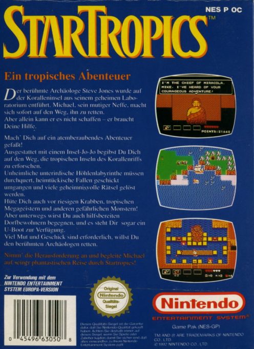 StarTropics dos