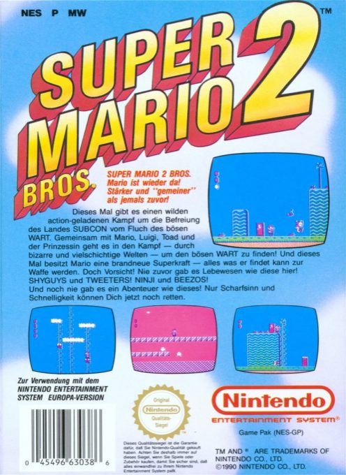 Super Mario Bros. 2 - Dos