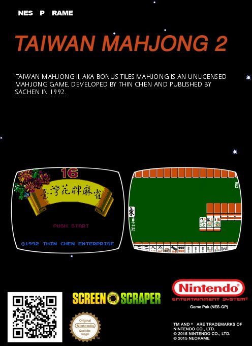 Taiwan Mahjong 2 - Dos