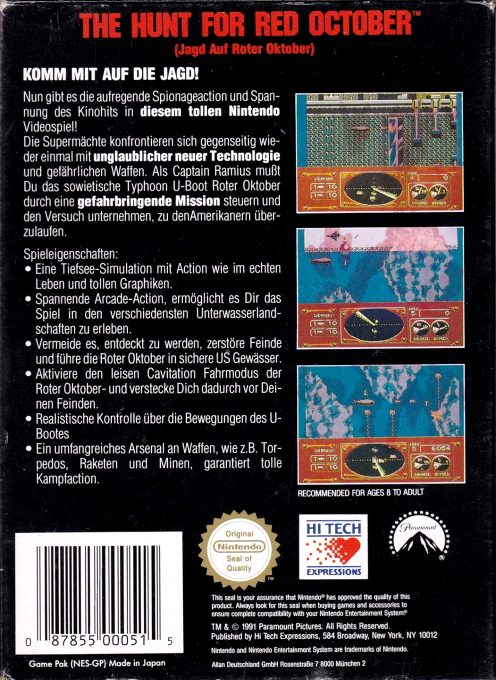 The Hunt for Red October - Dos