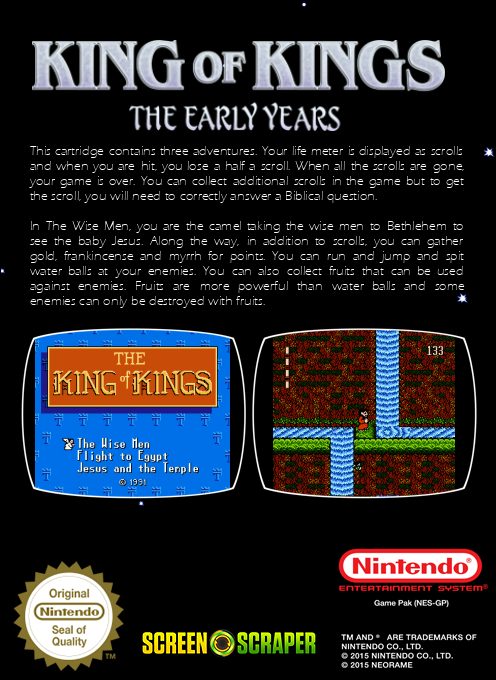 The King of Kings : The Early Years - Dos