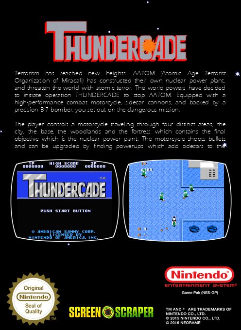 Thundercade - Dos