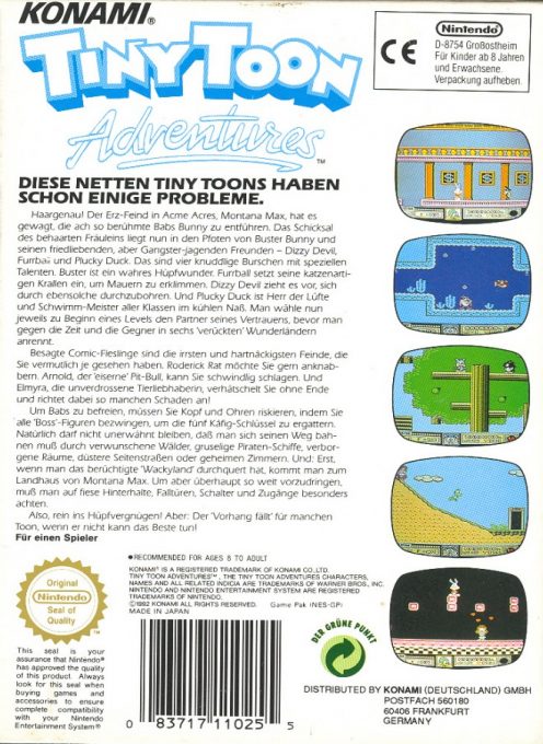 Tiny Toon Adventures - Dos