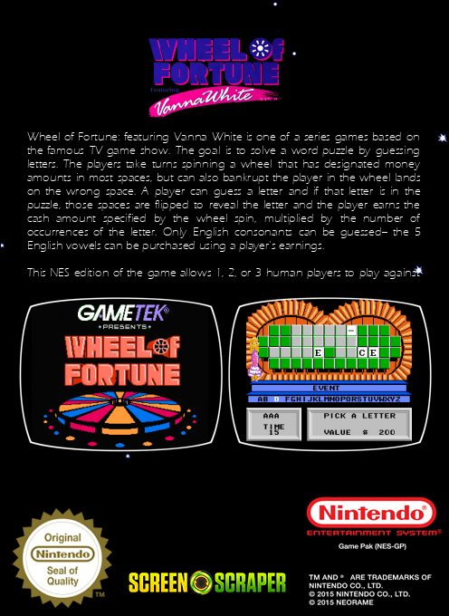 Wheel of Fortune : Featuring Vanna White - Dos