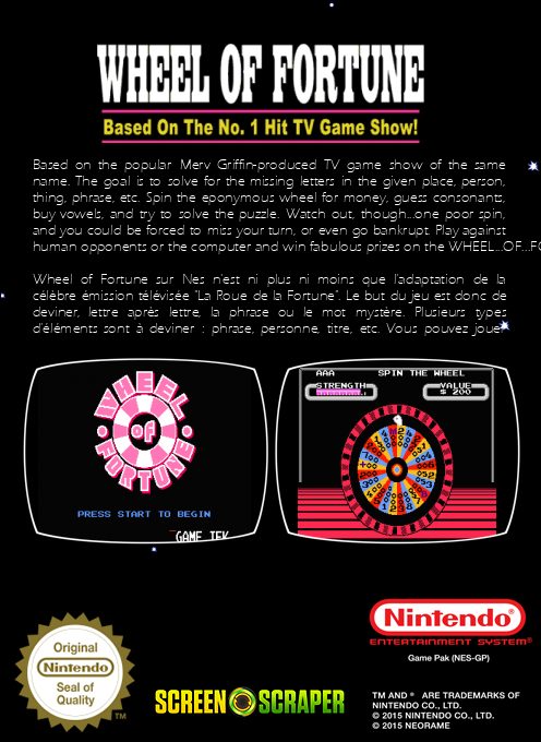 Wheel of Fortune - Dos