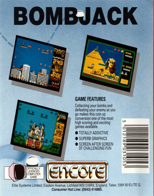 Bomb Jack - Dos
