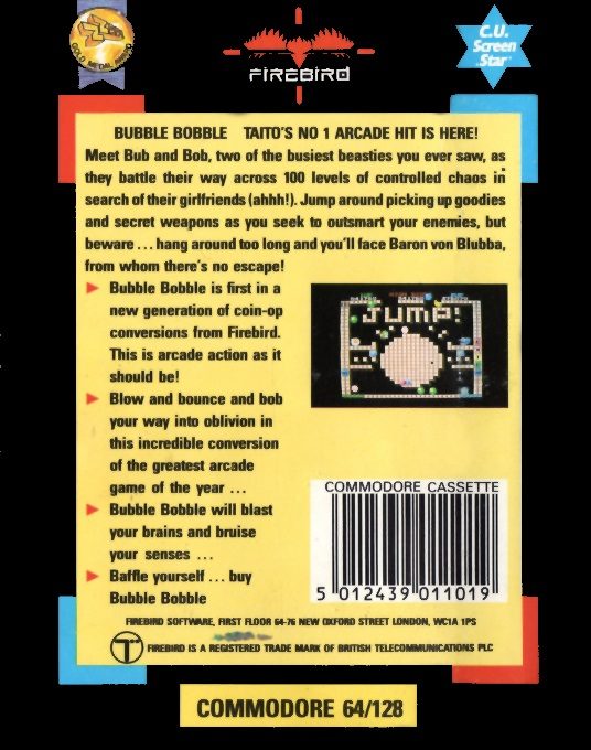 Bubble Bobble - Dos