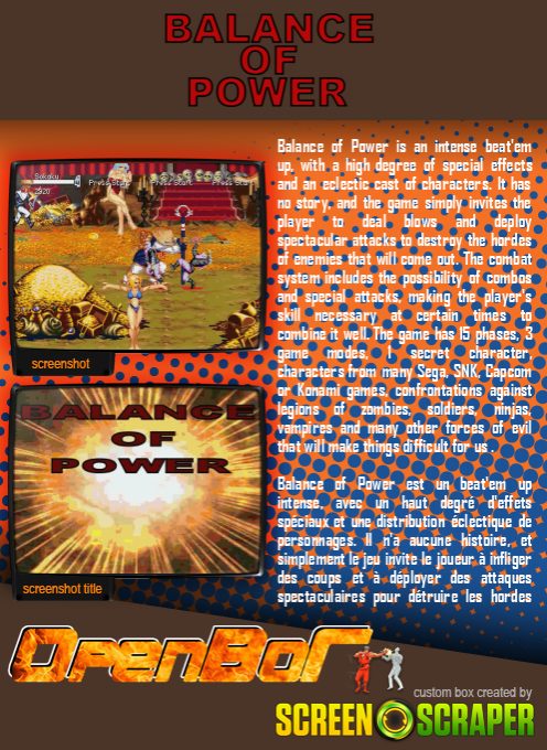 Balance Of Power - Dos