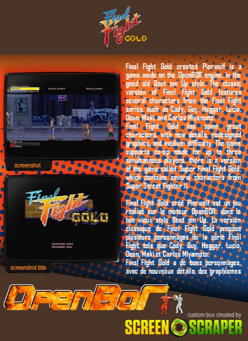 Final Fight Gold - Dos