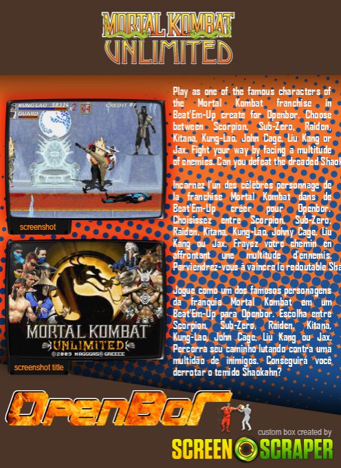 Mortal Kombat Unlimited - Dos