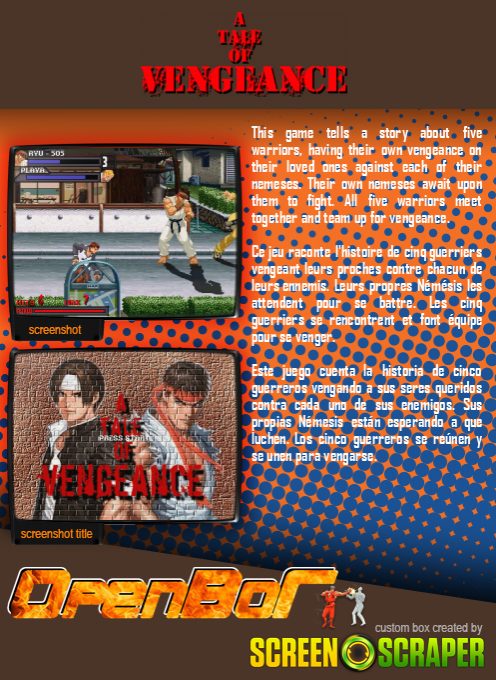 Tale Of Vengeance, A - Dos