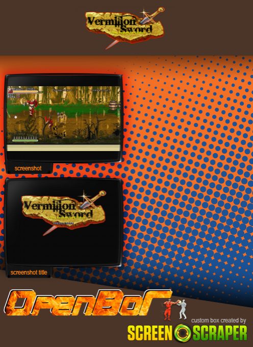 Vermilion Sword - The Legend Of Calibur - Dos