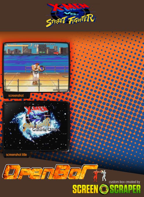 X-men Vs Street Fighter - Dos