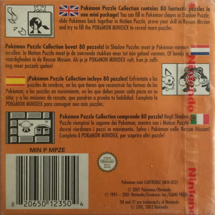 Pokémon Puzzle Collection dos