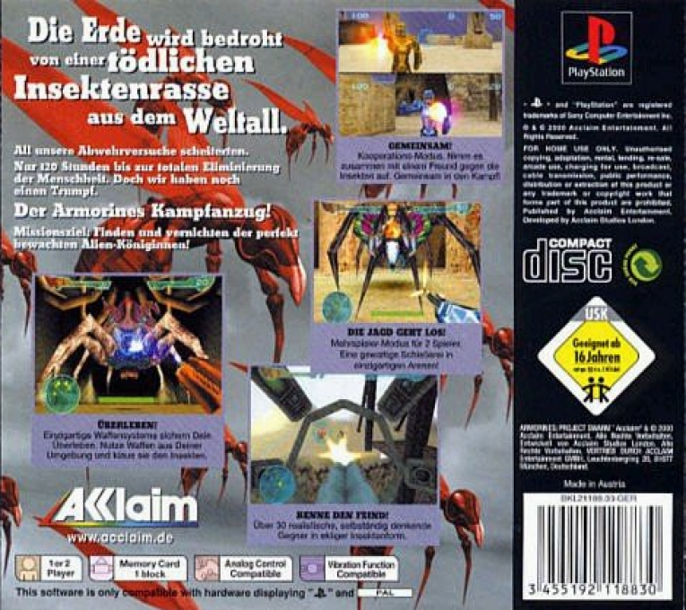 Armorines : Project S.W.A.R.M. - Dos