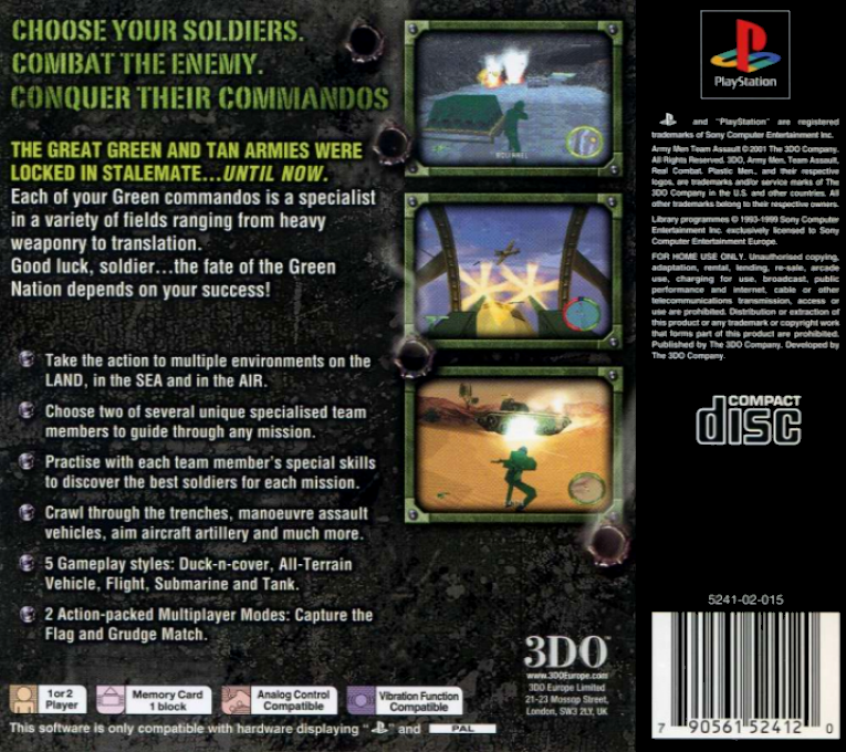 Army Men : World War, Team Assault - Dos