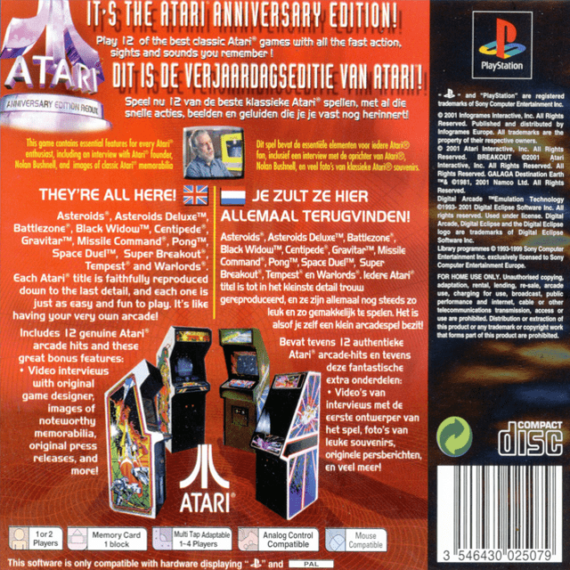 Atari Anniversary Edition Redux - Dos