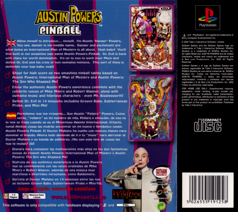 Austin Powers Pinball - Dos