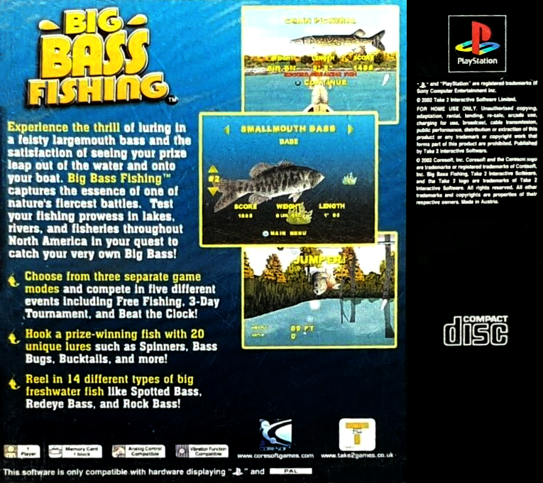 Big Bass Fishing - Dos
