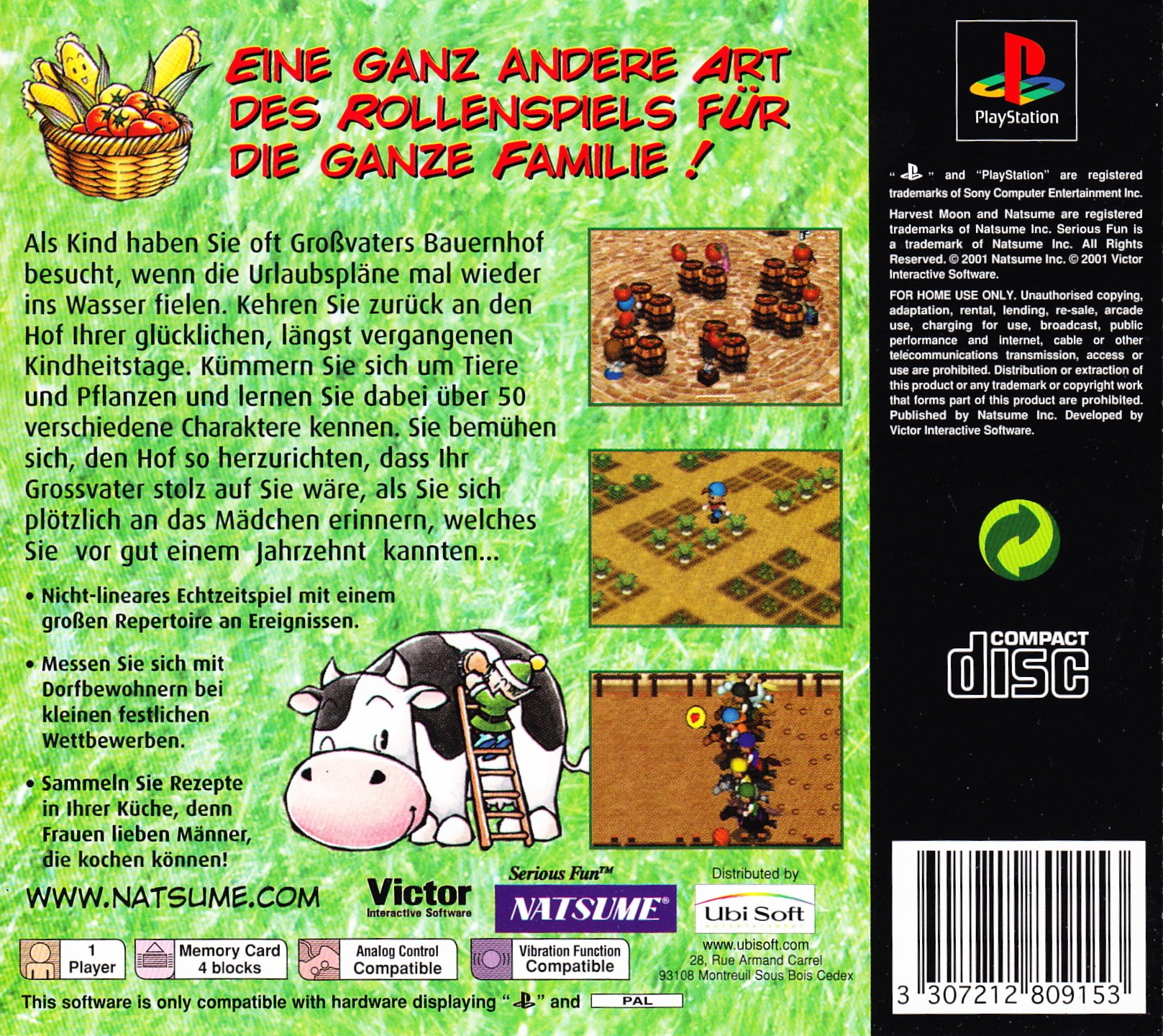 Bokujou Monogatari - Harvest Moon dos