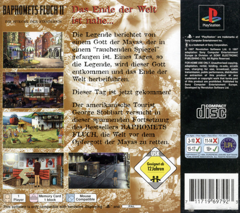 Broken Sword II - The Smoking Mirror dos