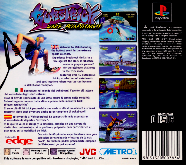 BursTrick : Wake Boarding!! - Dos