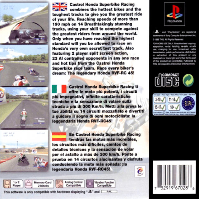 Castrol Honda Superbike Racing - Dos