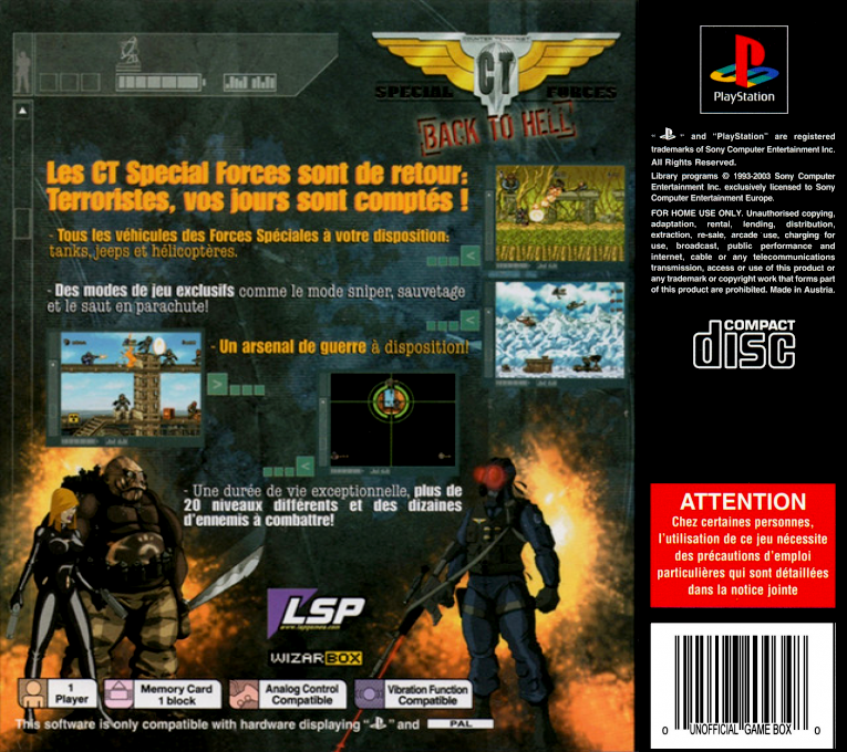 Ct Special Forces - Back To Hell - Dos