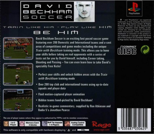 David Beckham Soccer - Dos