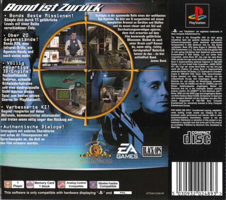 Die Welt Ist Nicht Genug dos