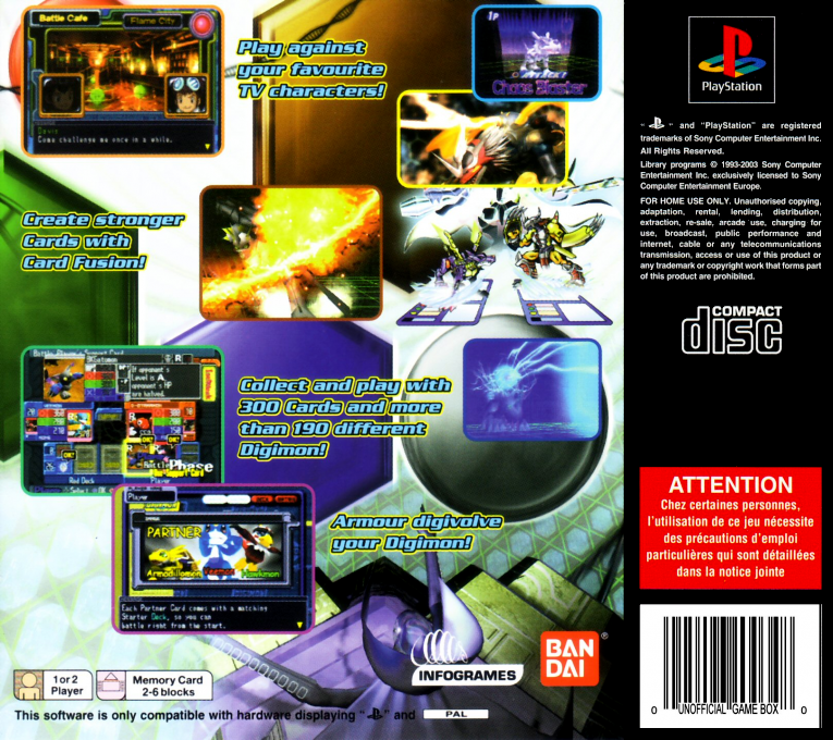 Digimon Digital Card Battle - Dos