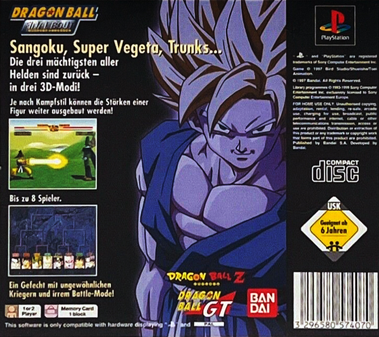 Dragon Ball : Final Bout - Dos